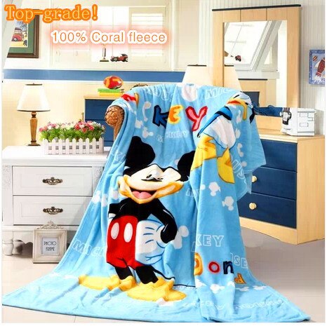Cartoon Home Textile Mickey Blankets, Fleece Blanket, Bedding Set, Blankets for the Sofa